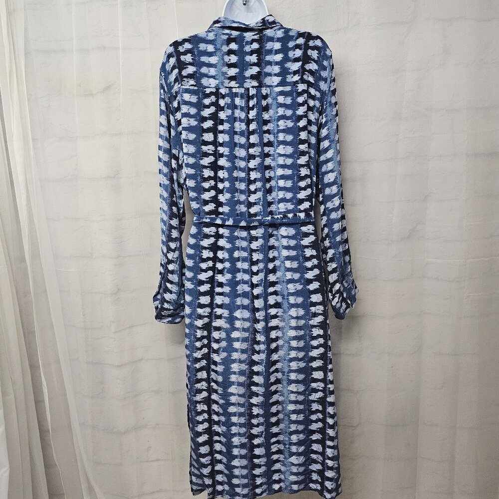 Time and Tru Shirt Dress Grunge Belted Maxi Casual Boho Indie 2XL - Picture 6 of 12